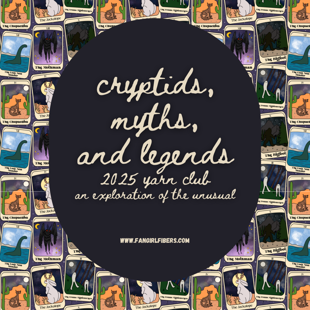 Cryptids, Myths and Legends Monthly Yarn Club 2