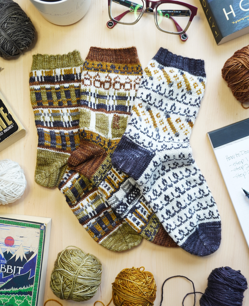 Fellowship of the Ring Doodle Sock Set