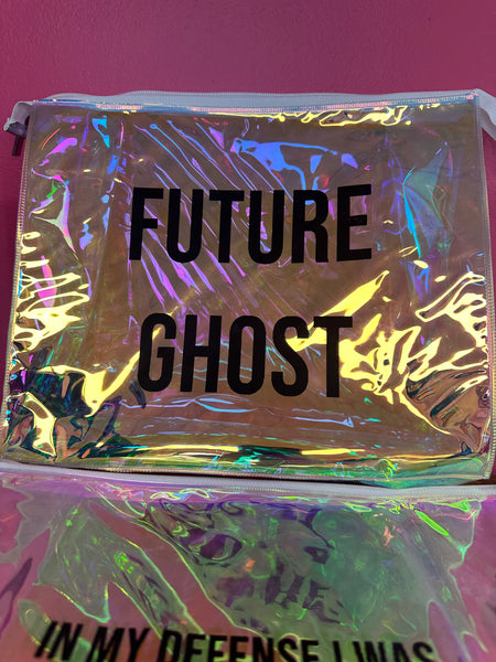 "Future Ghost" Holographic Vinyl Project Bag