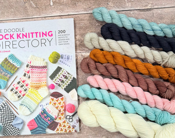 Smitten Kitten Doodle Sock Set
