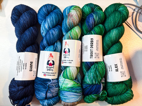 PRE-ORDER- Wandering Forager Shawl Kit - Summer