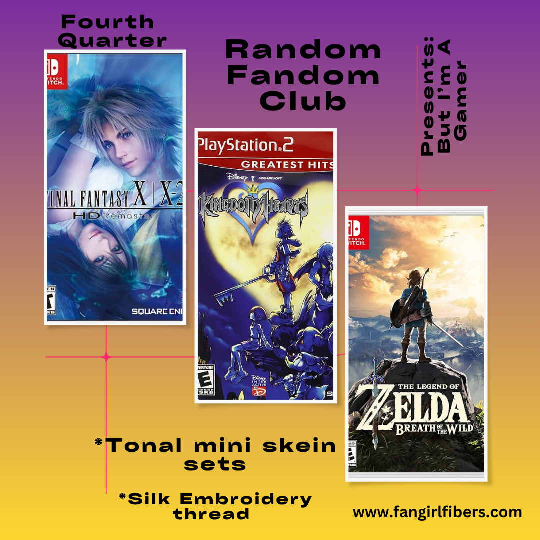 Random Fandom Fourth Quarter Tonal Mini Skeins Club- But I'm A Gamer!