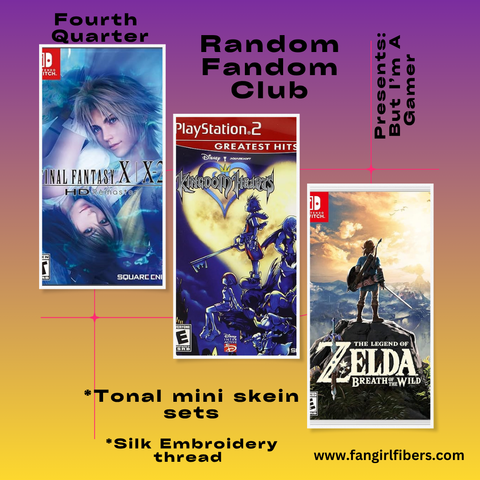 Random Fandom Fourth Quarter Tonal Mini Skeins Club- But I'm A Gamer!