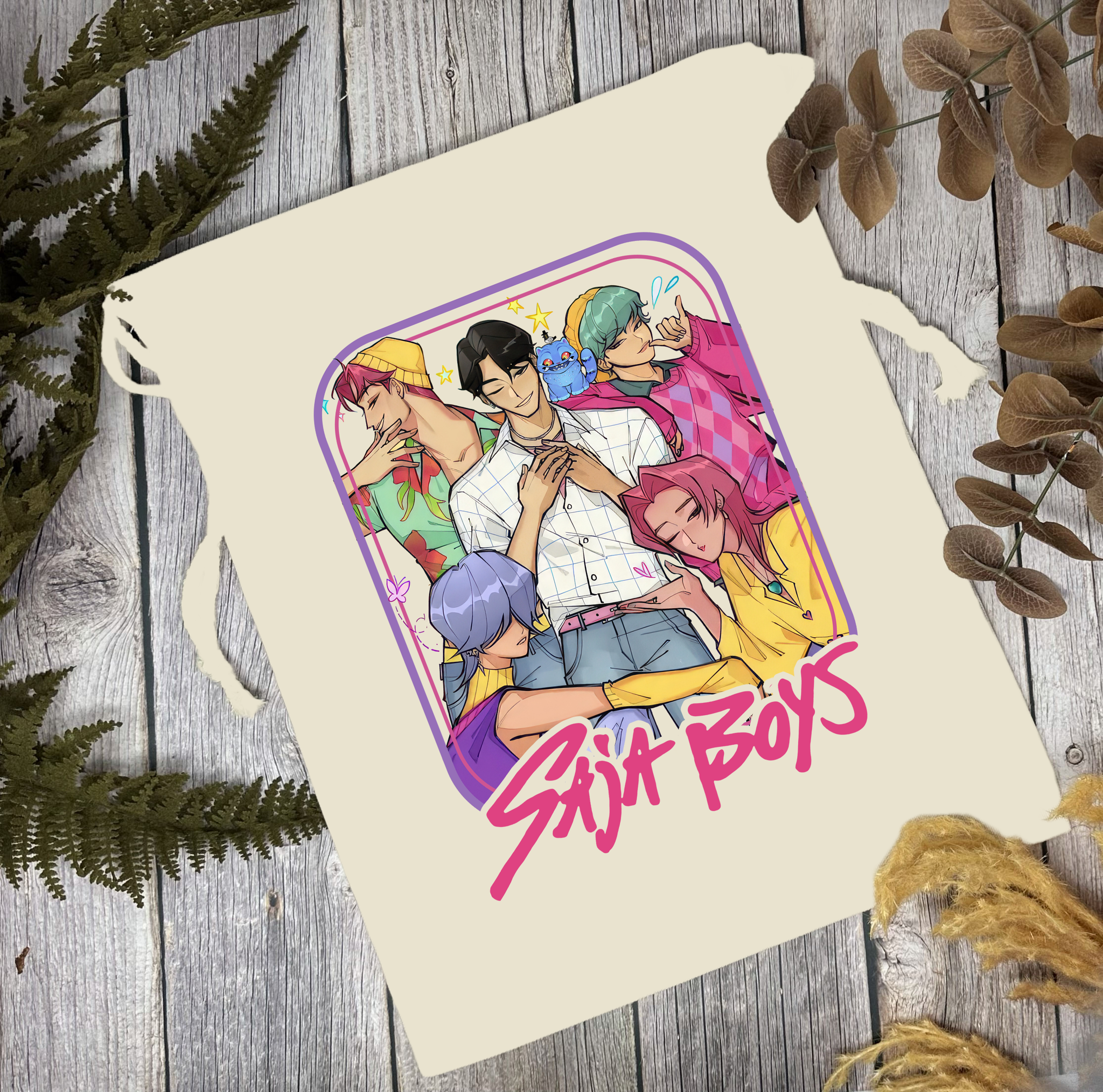 K Pop Boy Band Project Bag